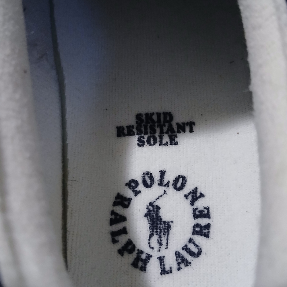 Polo Ralph Lauren Sneakers with Skid-Resistant Sole. Size 9.5D - Picture 9 of 9